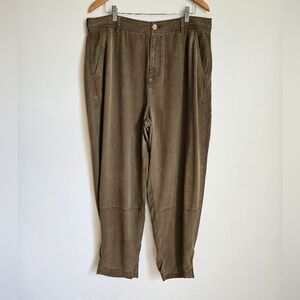 Everlane tencel relaxed chino pant,size 16, color beech, ankle/ cropped,grunge